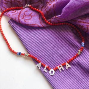 collar aloha coral nácar